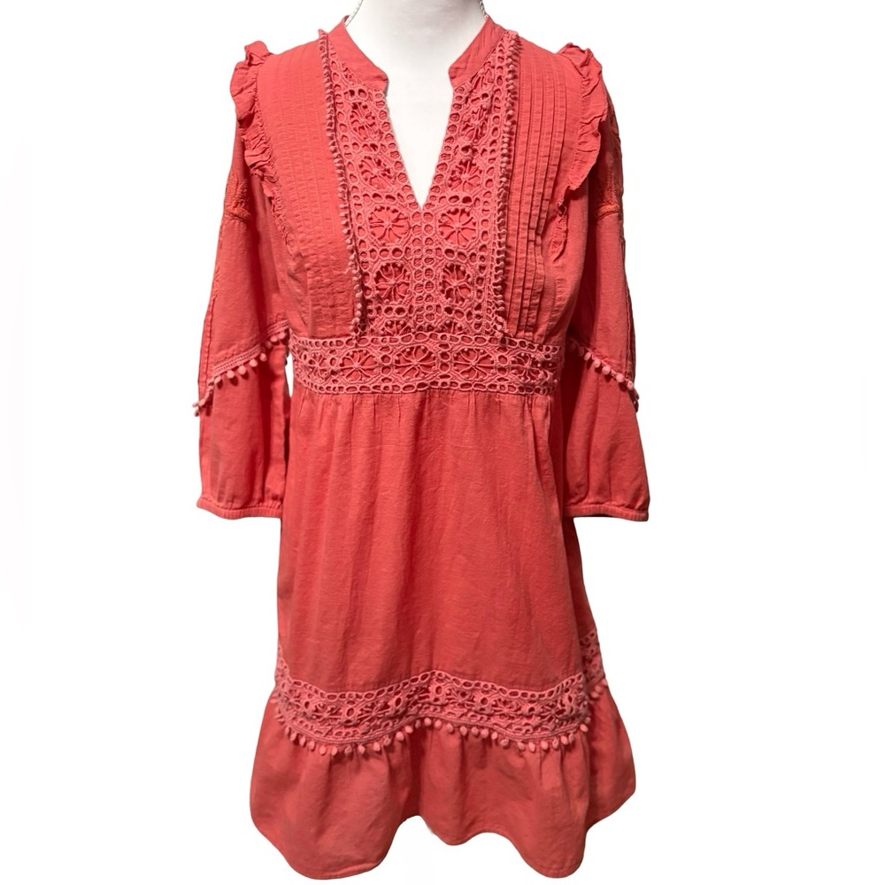 Anthropologie Akemi + Kin Josephine Embroidered Dress